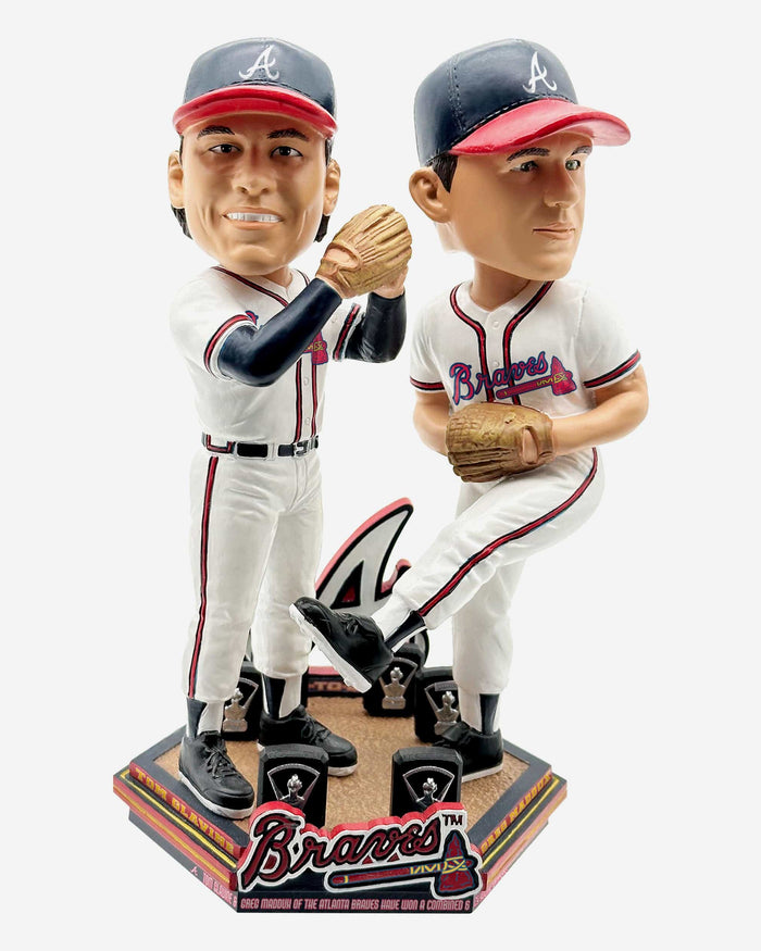 Tom Glavine & Greg Maddux Atlanta Braves Cy Young Dual Bobblehead FOCO - FOCO.com