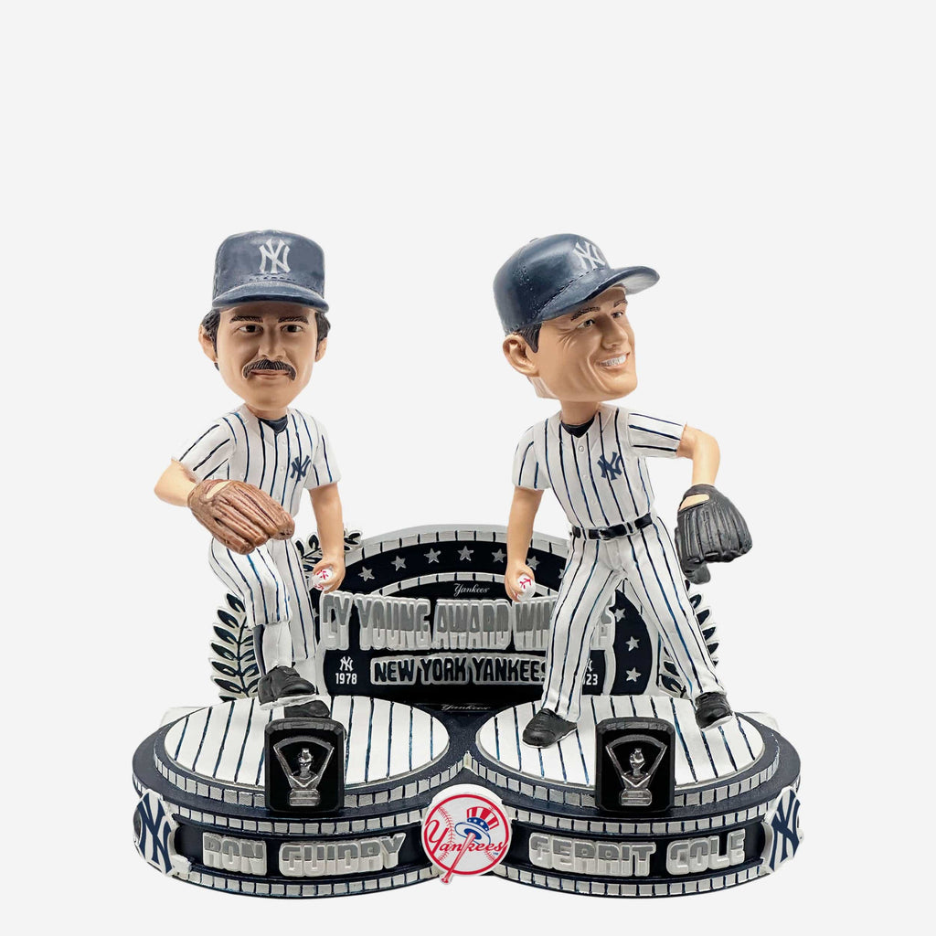 Ron Guidry & Gerrit Cole New York Yankees Cy Young Winners Then and Now Bobblehead FOCO - FOCO.com