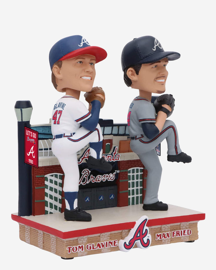 Tom Glavine & Max Fried Atlanta Braves Then and Now Bobblehead FOCO - FOCO.com