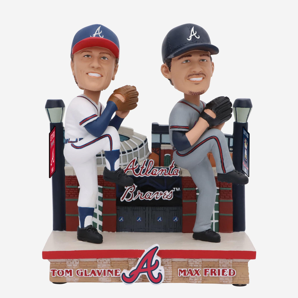 Tom Glavine & Max Fried Atlanta Braves Then and Now Bobblehead FOCO - FOCO.com