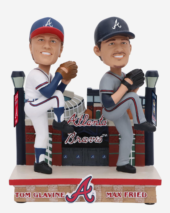 Tom Glavine & Max Fried Atlanta Braves Then and Now Bobblehead FOCO - FOCO.com