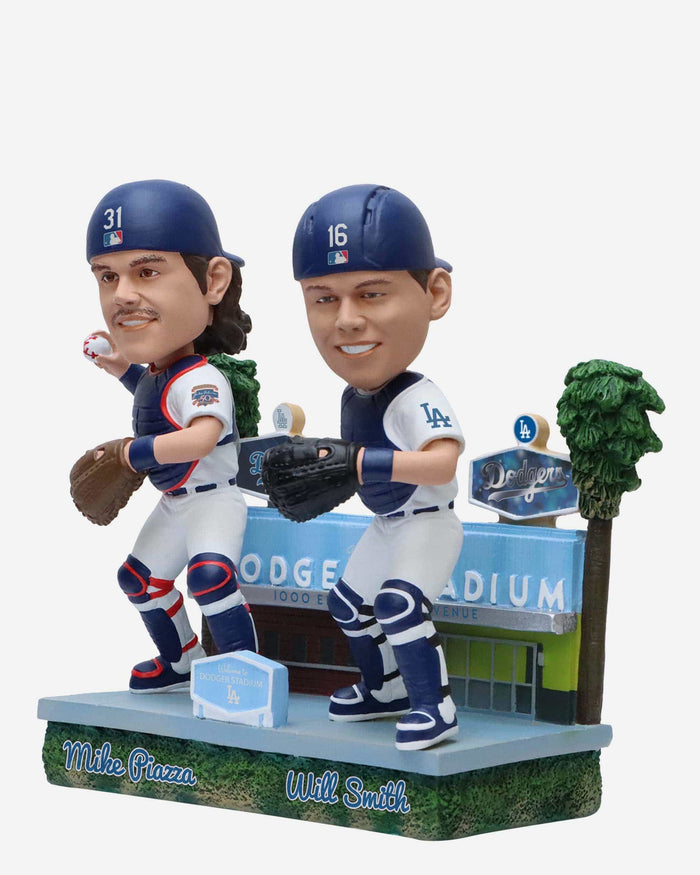 Mike Piazza & Will Smith Los Angeles Dodgers Then and Now Bobblehead FOCO - FOCO.com