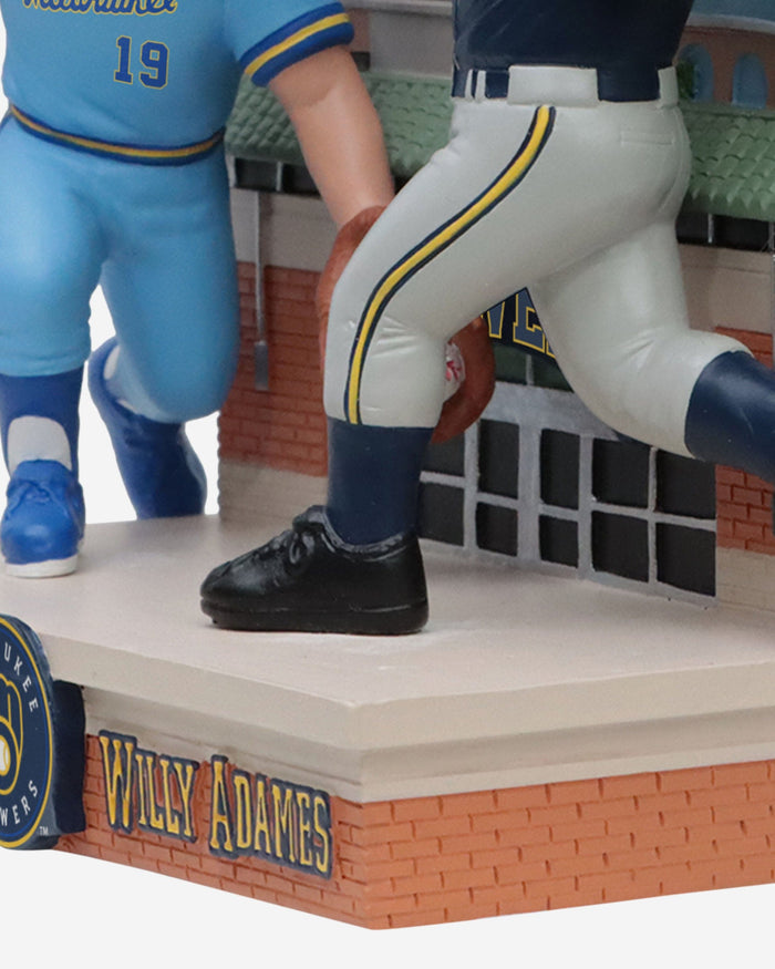 Robin Yount & Willy Adames Milwaukee Brewers Then and Now Bobblehead FOCO - FOCO.com