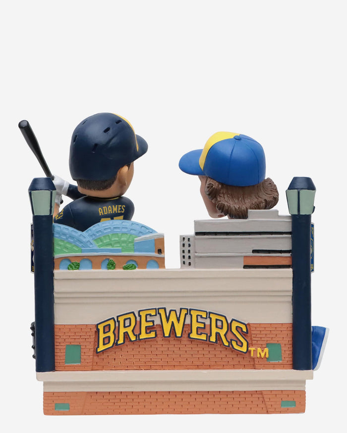 Robin Yount & Willy Adames Milwaukee Brewers Then and Now Bobblehead FOCO - FOCO.com