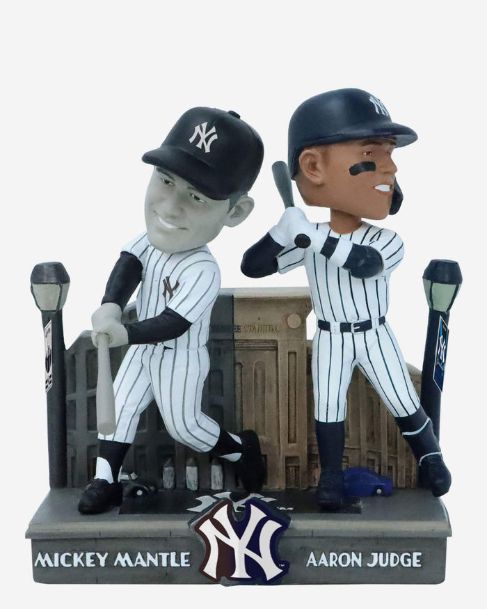 Mickey Mantle & Aaron Judge New York Yankees Then and Now Bobblehead FOCO - FOCO.com