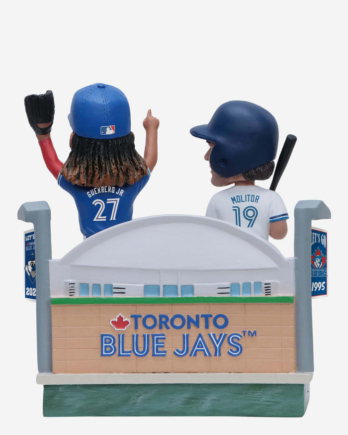 Paul Molitor & Valdimir Guerrero Jr Toronto Blue Jays Then and Now Bobblehead FOCO - FOCO.com