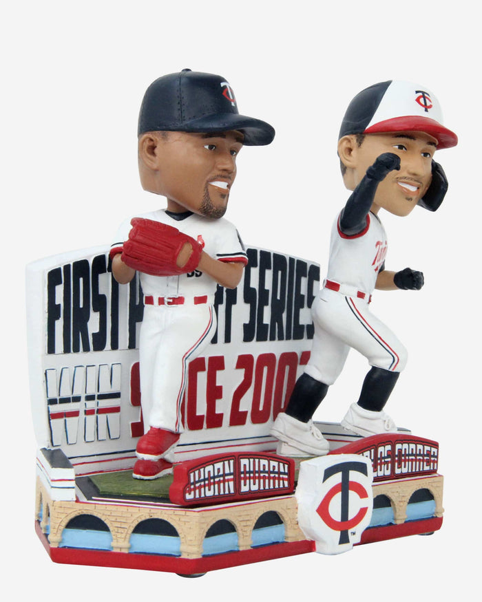 Carlos Correa & Jhoan Duran Minnesota Twins 2023 Wild Card Twin City History Dual Bobblehead FOCO - FOCO.com