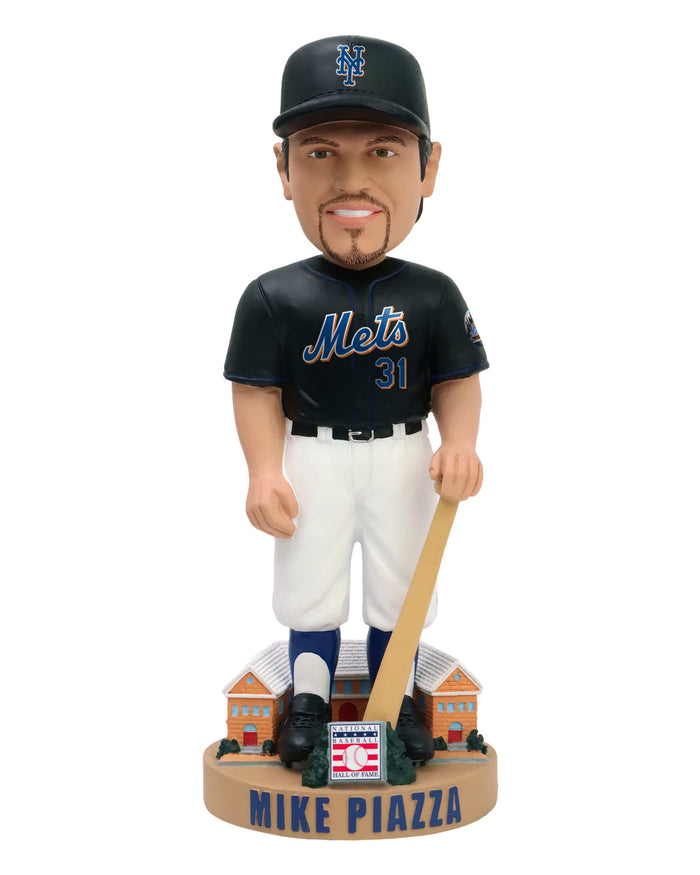 Mike Piazza New York Mets Black Jersey Legends of the Park Hall of Fame Bobblehead FOCO - FOCO.com