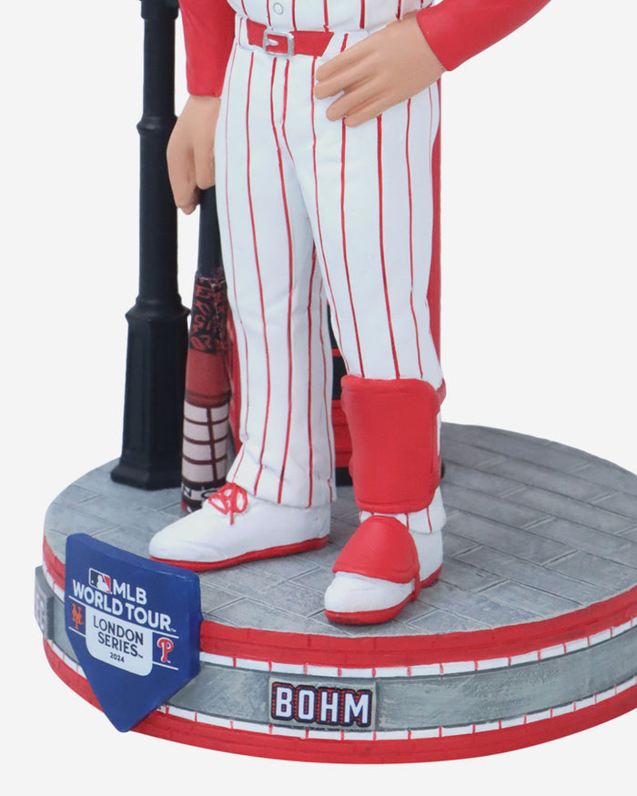 Alec Bohm Philadelphia Phillies 2024 MLB London Series Phonebooth Bat Bobblehead FOCO - FOCO.com