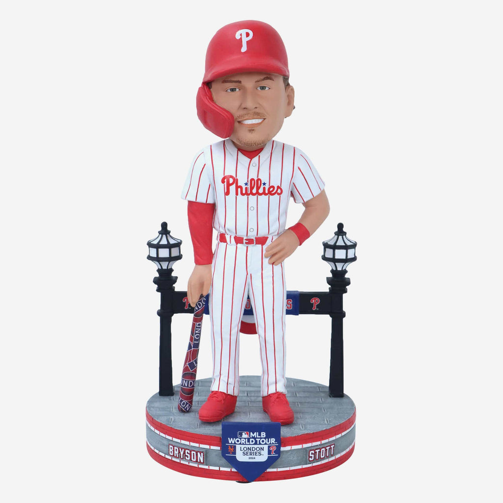 Bryson Stott Philadelphia Phillies 2024 MLB London Series Underground Bat Bobblehead FOCO - FOCO.com