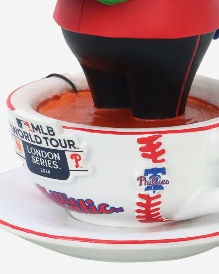 Phillie Phanatic Philadelphia Phillies 2024 MLB London Series Teatime Bobblehead FOCO - FOCO.com