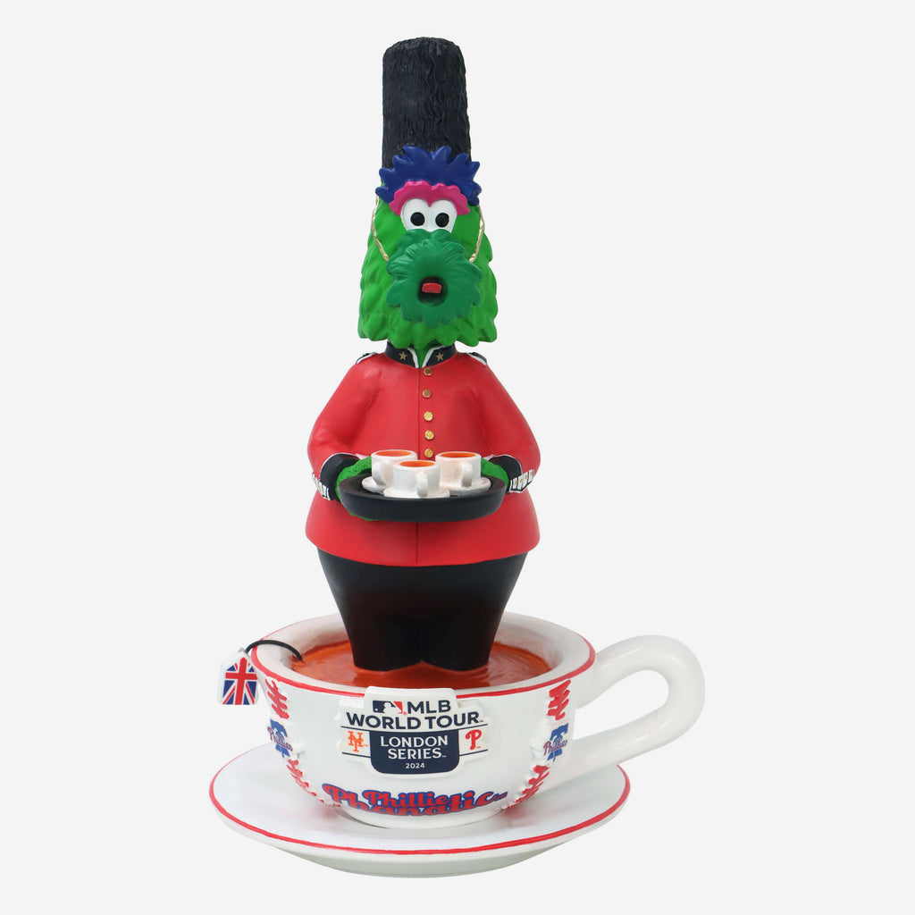 Phillie Phanatic Philadelphia Phillies 2024 MLB London Series Teatime Bobblehead FOCO - FOCO.com