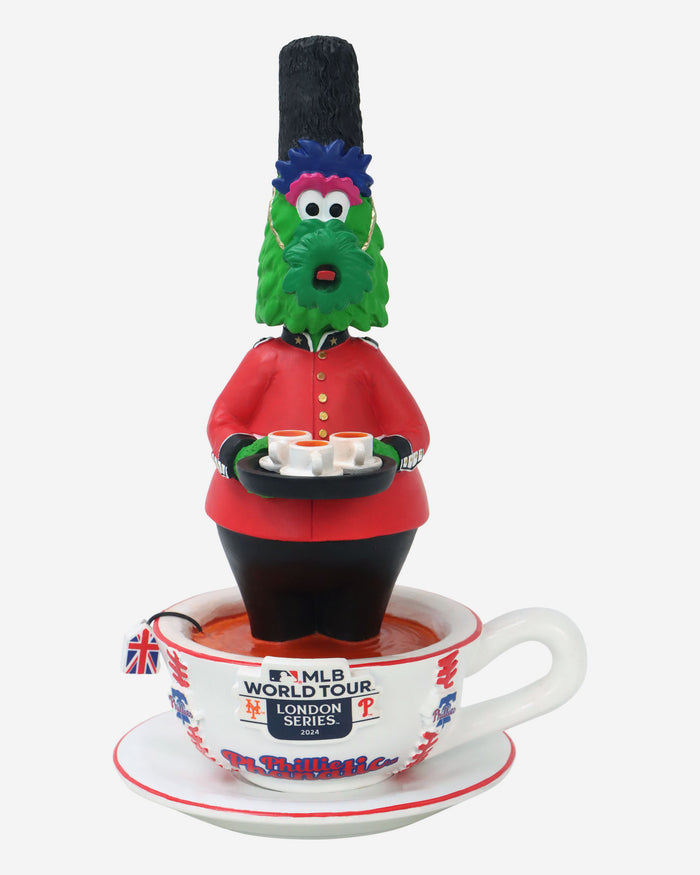 Phillie Phanatic Philadelphia Phillies 2024 MLB London Series Teatime Bobblehead FOCO - FOCO.com