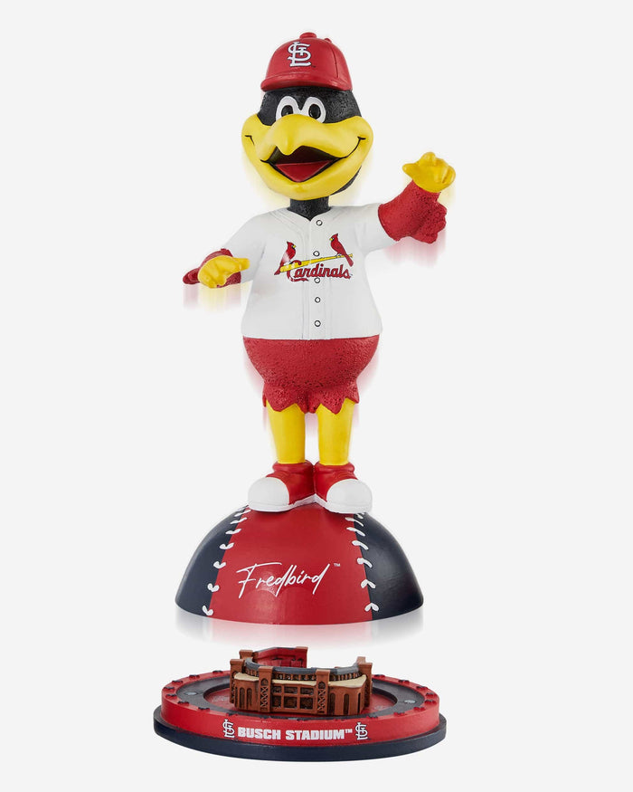 Fredbird St Louis Cardinals Magnetic Stadium Base Mascot Bobblehead FOCO - FOCO.com