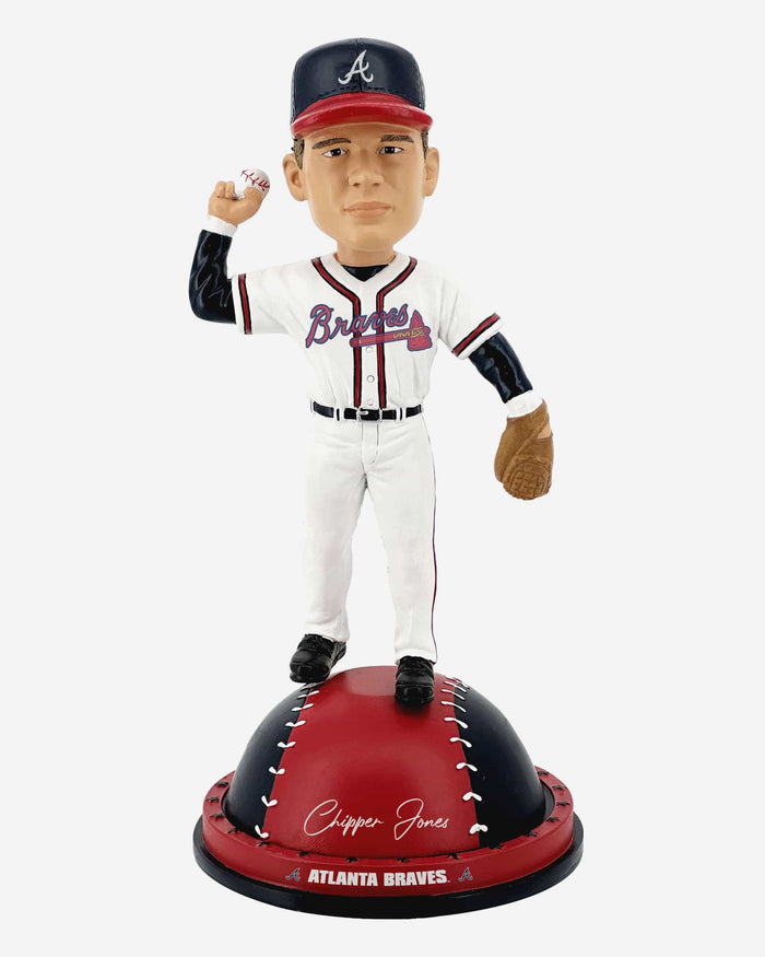 Chipper Jones Atlanta Braves Magnetic Stadium Base Bobblehead FOCO - FOCO.com