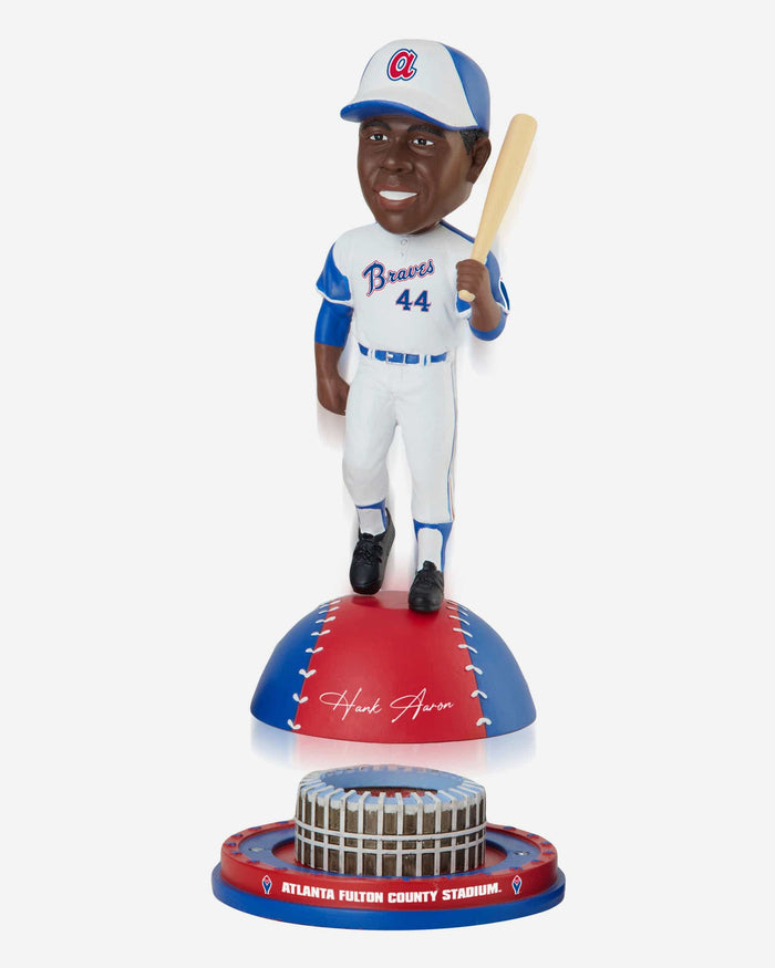 Hank Aaron Atlanta Braves Magnetic Stadium Base Bobblehead FOCO - FOCO.com