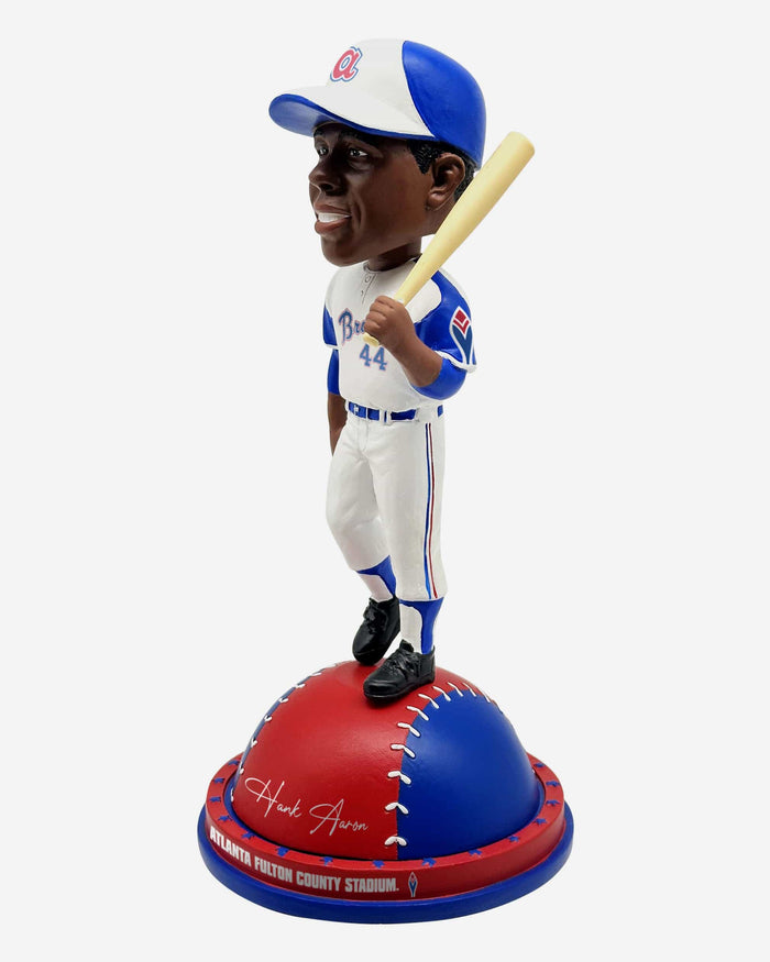 Hank Aaron Atlanta Braves Magnetic Stadium Base Bobblehead FOCO - FOCO.com