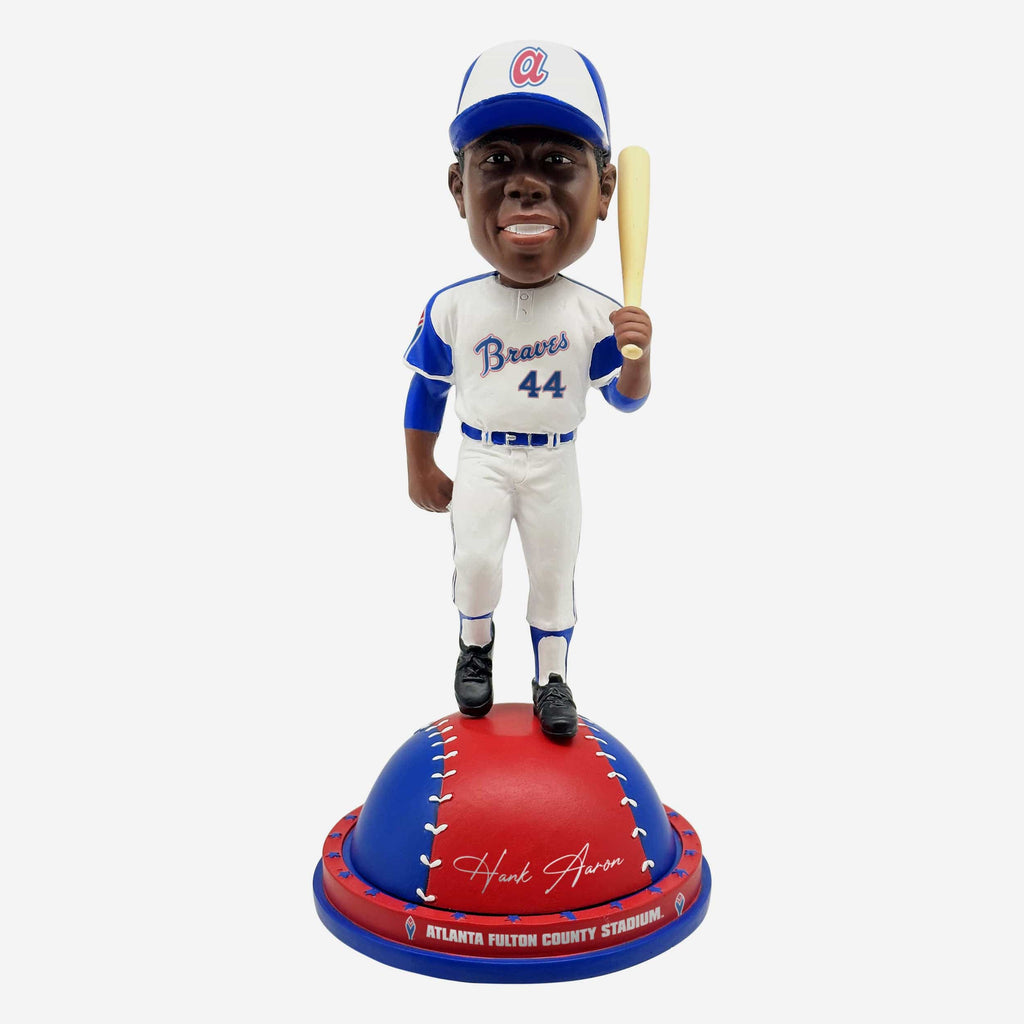 Hank Aaron Atlanta Braves Magnetic Stadium Base Bobblehead FOCO - FOCO.com