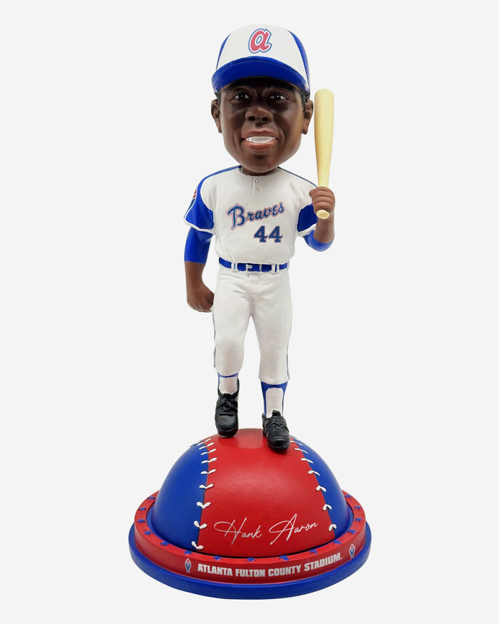 Hank Aaron Atlanta Braves Magnetic Stadium Base Bobblehead FOCO - FOCO.com