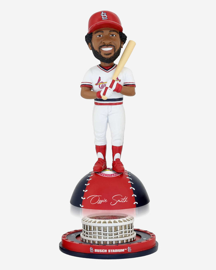 Ozzie Smith St Louis Cardinals Magnetic Stadium Base Bobblehead FOCO - FOCO.com