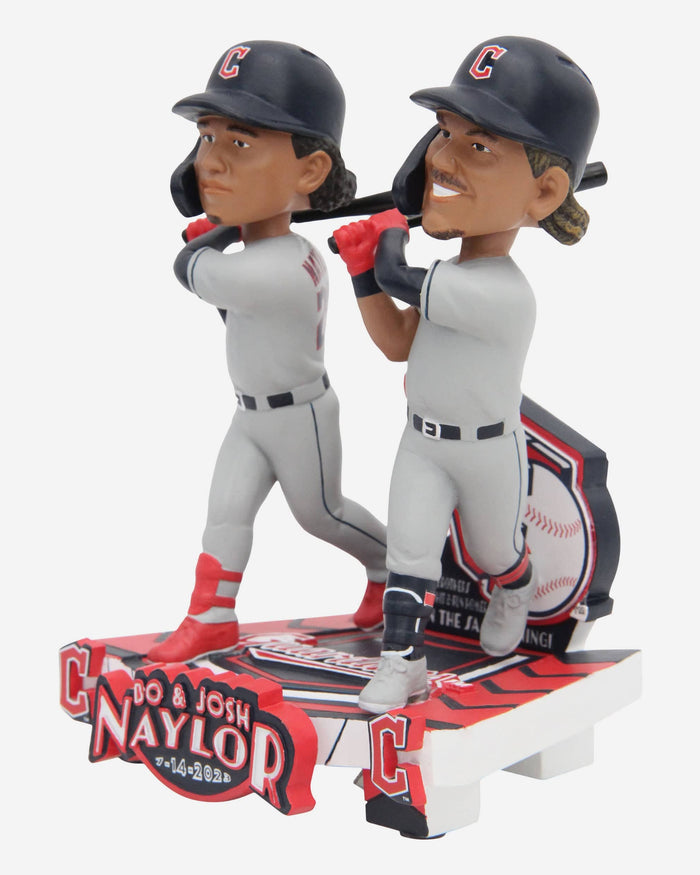 Bo Naylor & Josh Naylor Cleveland Guardians Dual Bobblehead FOCO - FOCO.com