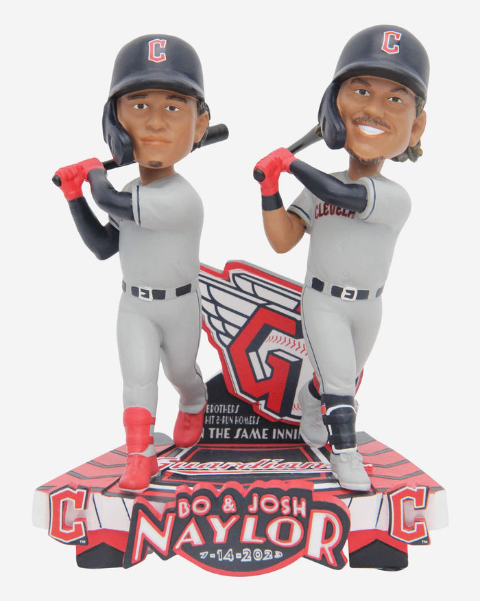 Bo Naylor & Josh Naylor Cleveland Guardians Dual Bobblehead FOCO - FOCO.com