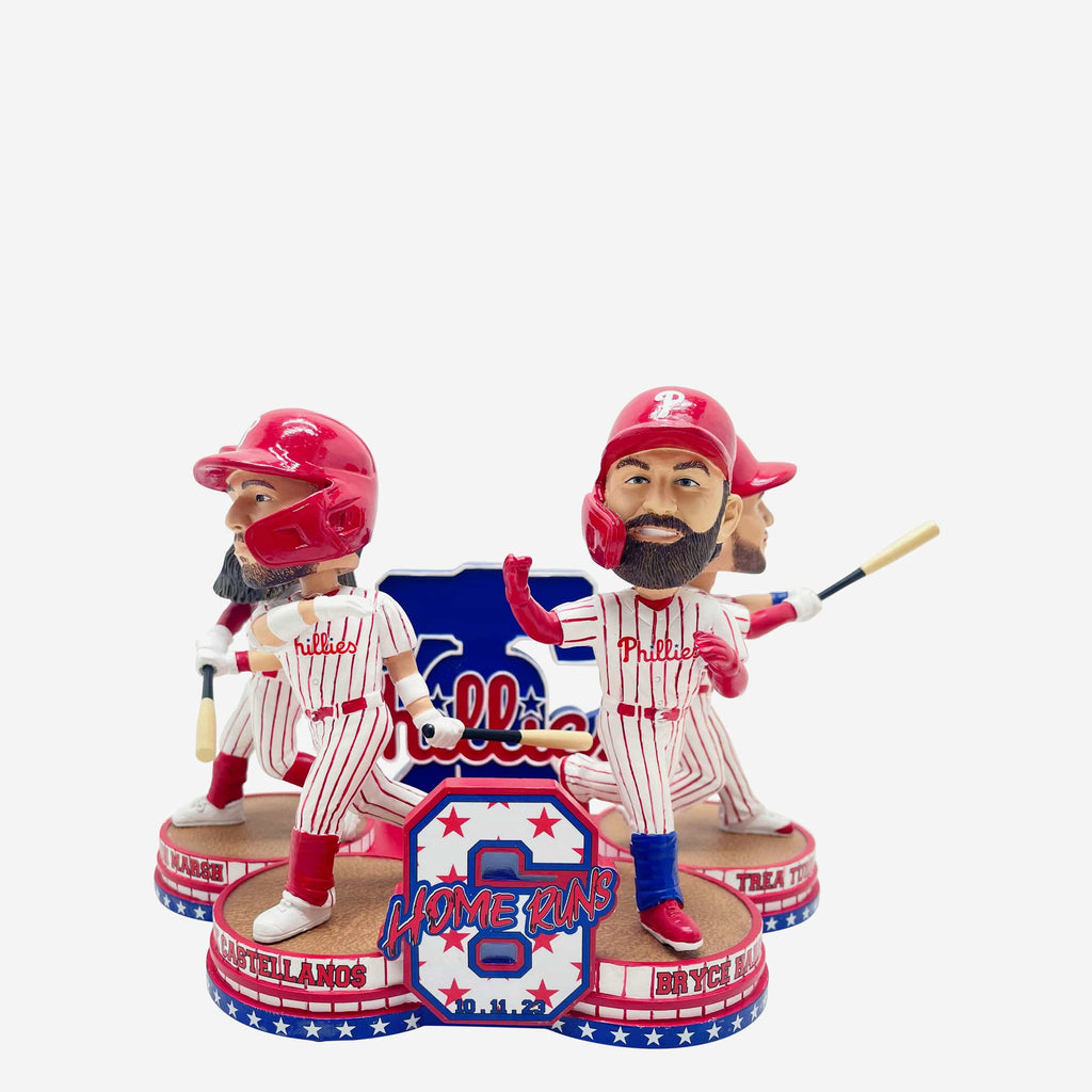 Philadelphia Phillies 2023 NLDS Game 3 Home Run Mini Bobblehead Scene FOCO - FOCO.com