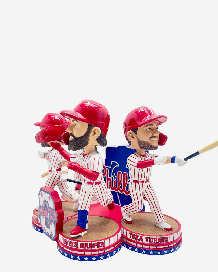 Philadelphia Phillies 2023 NLDS Game 3 Home Run Mini Bobblehead Scene FOCO - FOCO.com