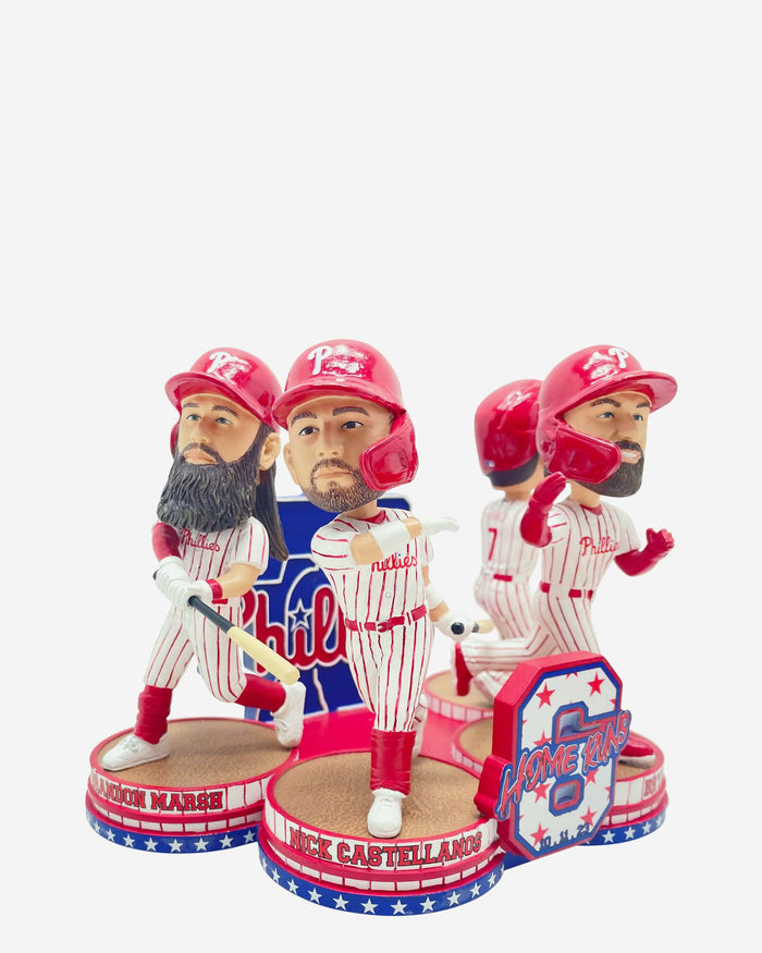 Philadelphia Phillies 2023 NLDS Game 3 Home Run Mini Bobblehead Scene FOCO - FOCO.com