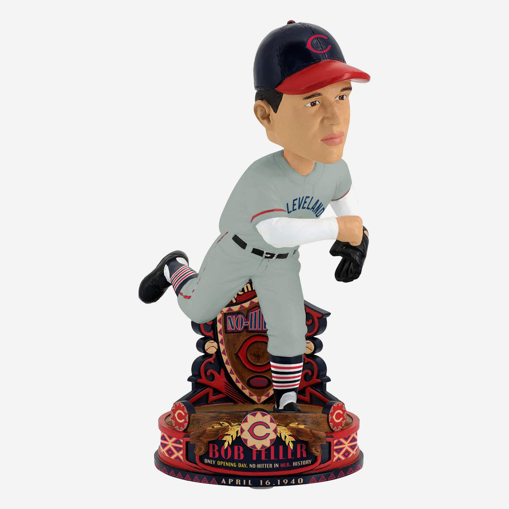 Bob Feller Cleveland Indians 1940 No Hitter Bobblehead FOCO - FOCO.com