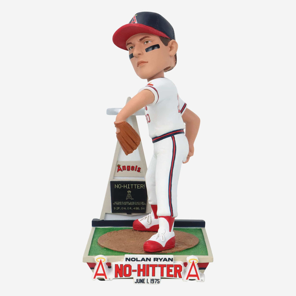 Nolan Ryan California Angels 1975 No Hitter Bobblehead FOCO - FOCO.com
