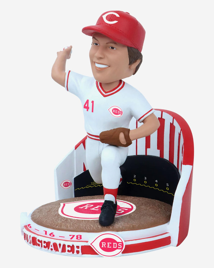 Tom Seaver Cincinnati Reds No Hitter Bobblehead FOCO - FOCO.com