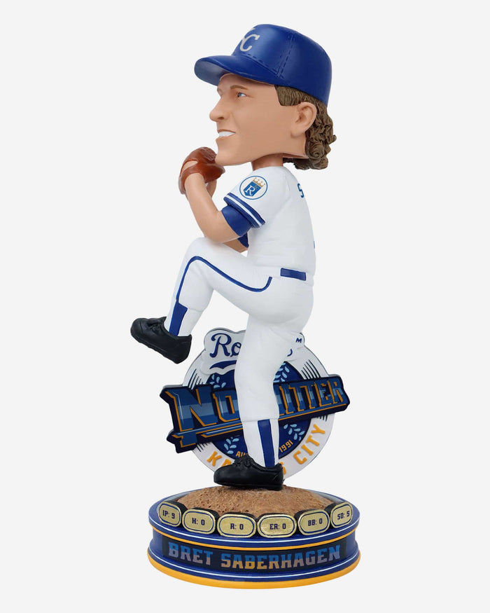 Bret Saberhagen Kansas City Royals 1991 No Hitter Bobblehead FOCO - FOCO.com