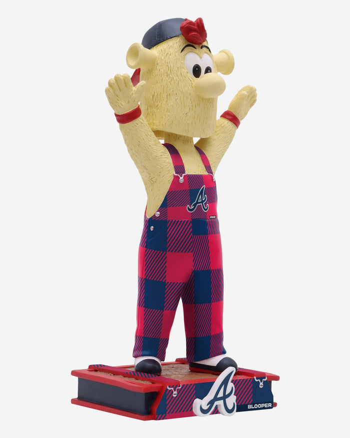 Blooper Atlanta Braves Bib Overalls Mascot Bobblehead FOCO - FOCO.com