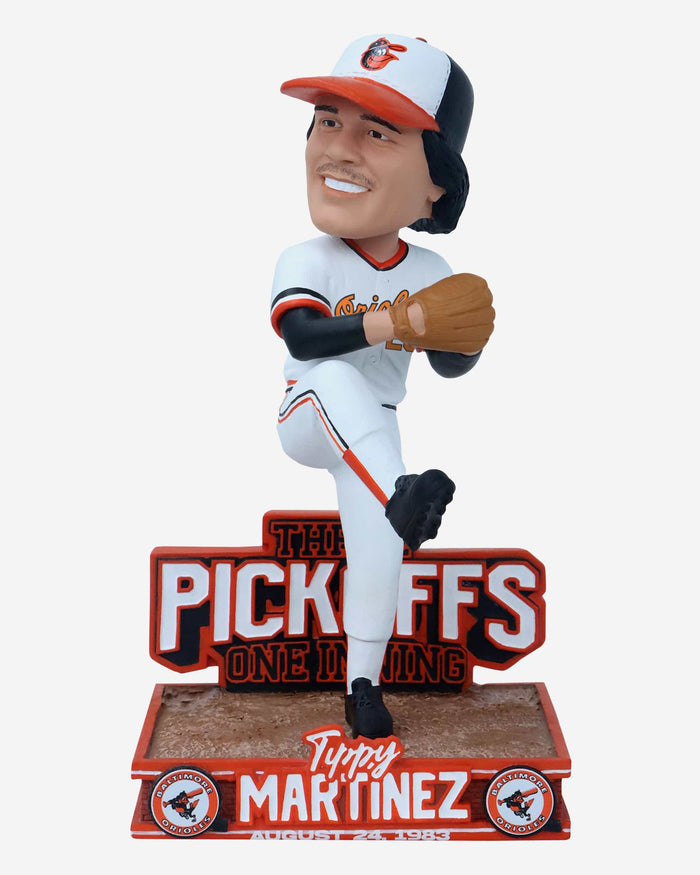 Tippy Martinez Baltimore Orioles Three Pickoffs in One Inning Bobblehead FOCO - FOCO.com