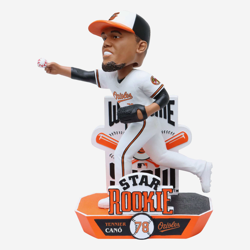 Yennier Cano Baltimore Orioles Star Rookie Bobblehead FOCO - FOCO.com