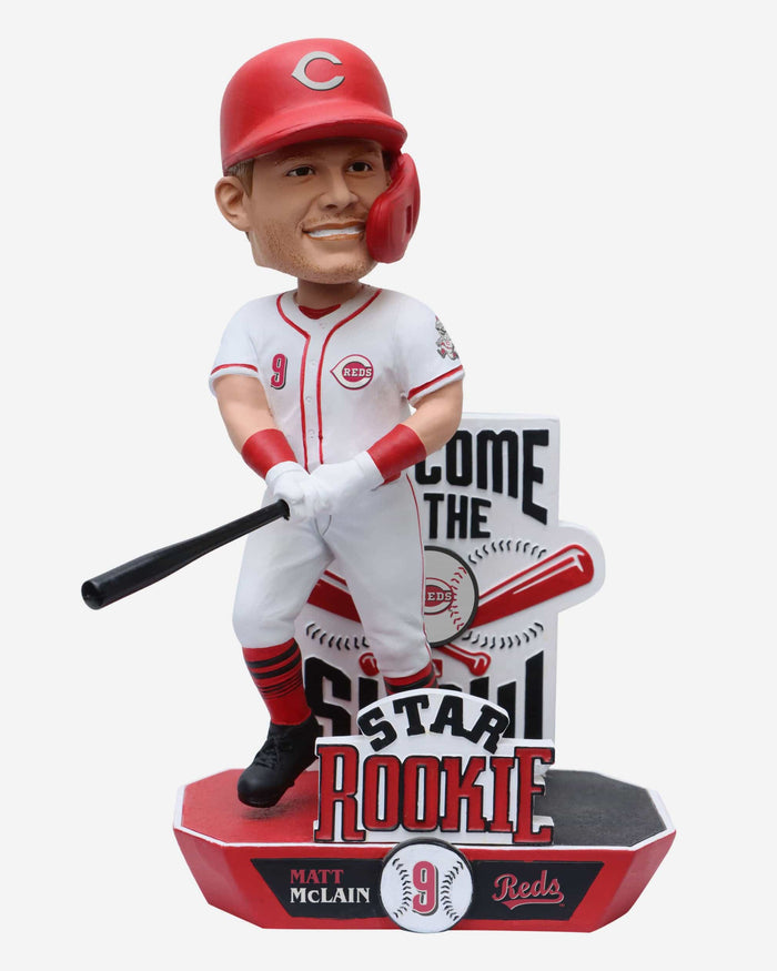 Matt McLain Cincinnati Reds Star Rookie Bobblehead FOCO - FOCO.com