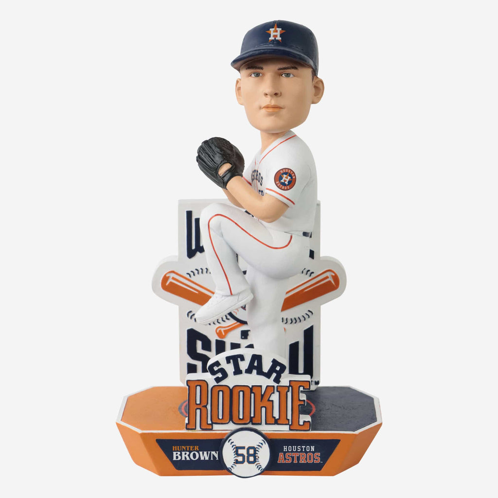 Hunter Brown Houston Astros Star Rookie Bobblehead FOCO - FOCO.com