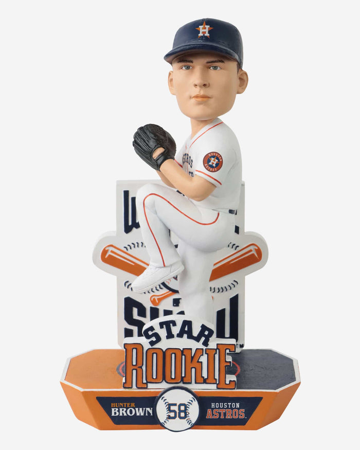 Hunter Brown Houston Astros Star Rookie Bobblehead FOCO - FOCO.com