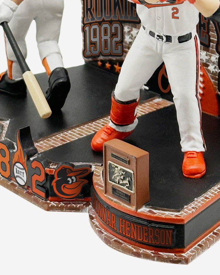 Cal Ripken Jr & Gunnar Henderson Baltimore Orioles Roy Winners Then and Now Bobblehead FOCO - FOCO.com