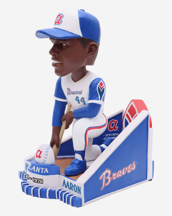 Hank Aaron Atlanta Braves Career Stat Bobblehead FOCO - FOCO.com