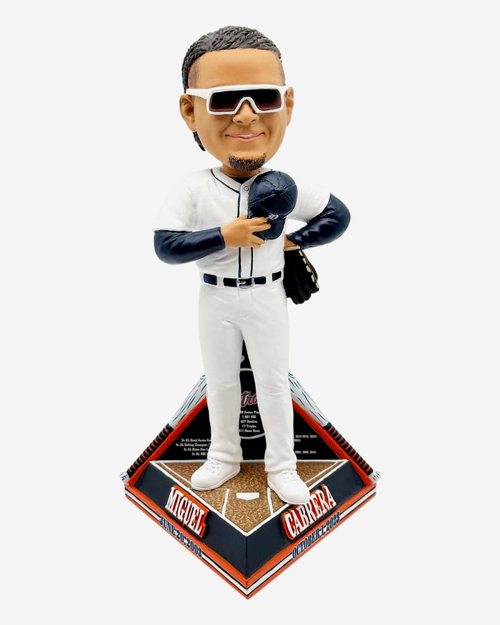 Miguel Cabrera Detroit Tigers Career Retrospective Bobblehead FOCO - FOCO.com