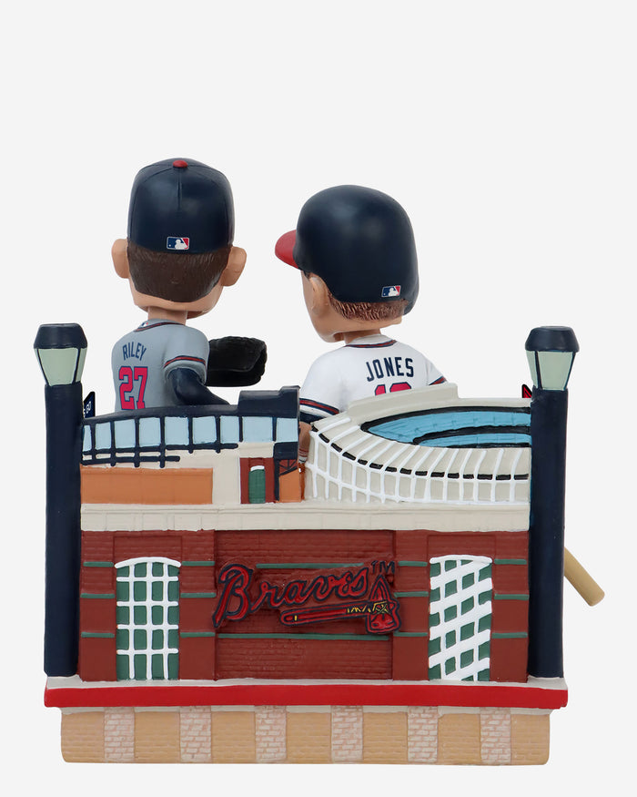 Chipper Jones & Austin Riley Atlanta Braves Then and Now Bobblehead FOCO - FOCO.com