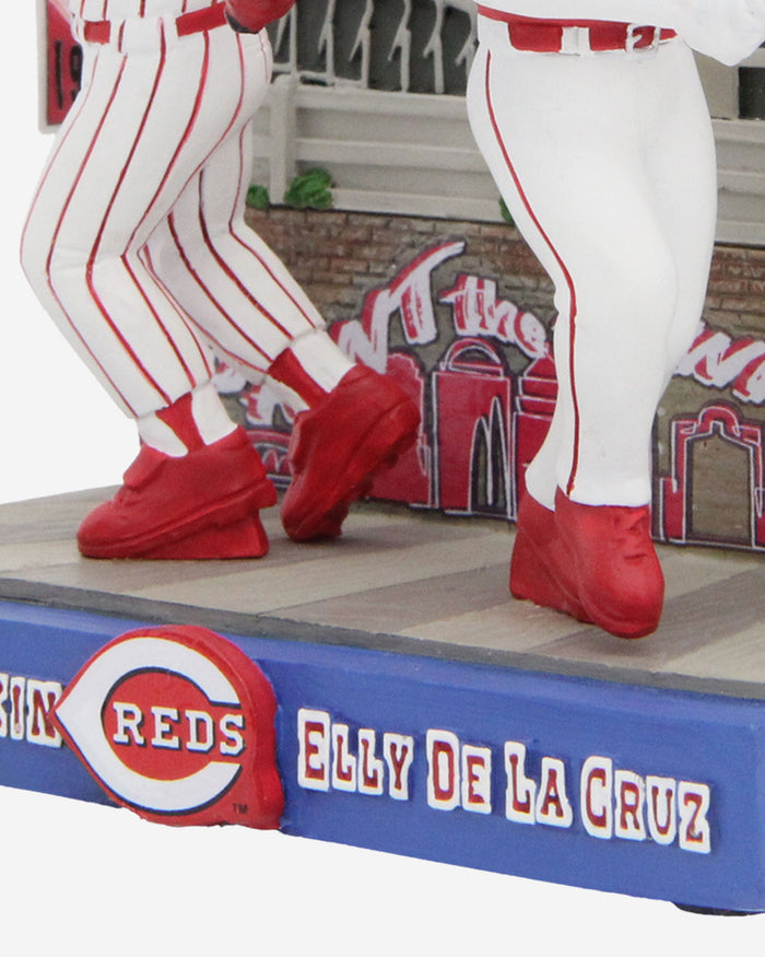 Barry Larkin & Elly De La Cruz Cincinnati Reds Then And Now Bobblehead FOCO - FOCO.com