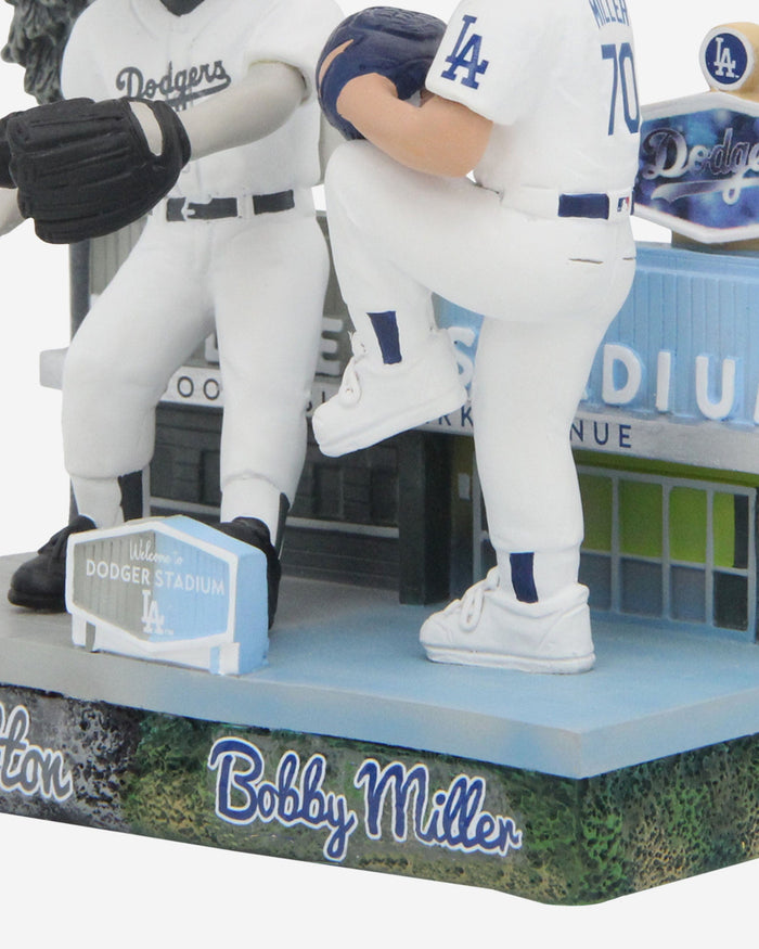 Don Sutton & Bobby Miller Los Angeles Dodgers Then and Now Bobblehead FOCO - FOCO.com