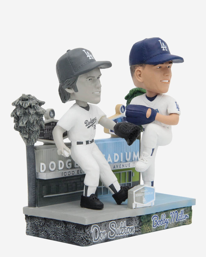 Don Sutton & Bobby Miller Los Angeles Dodgers Then and Now Bobblehead FOCO - FOCO.com