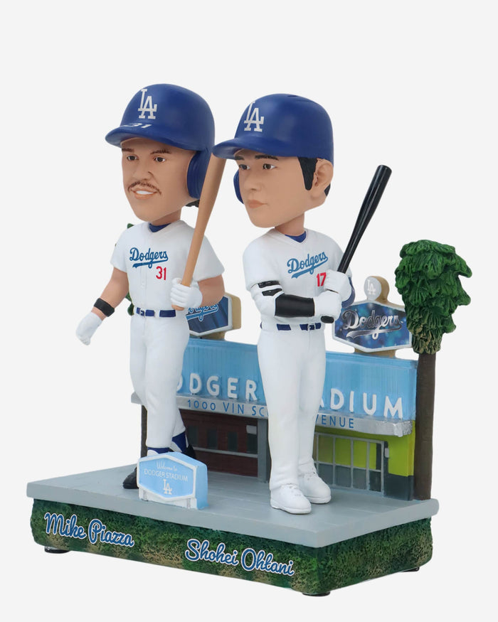 Mike Piazza & Shohei Ohtani Los Angeles Dodgers Then and Now Bobblehead FOCO - FOCO.com