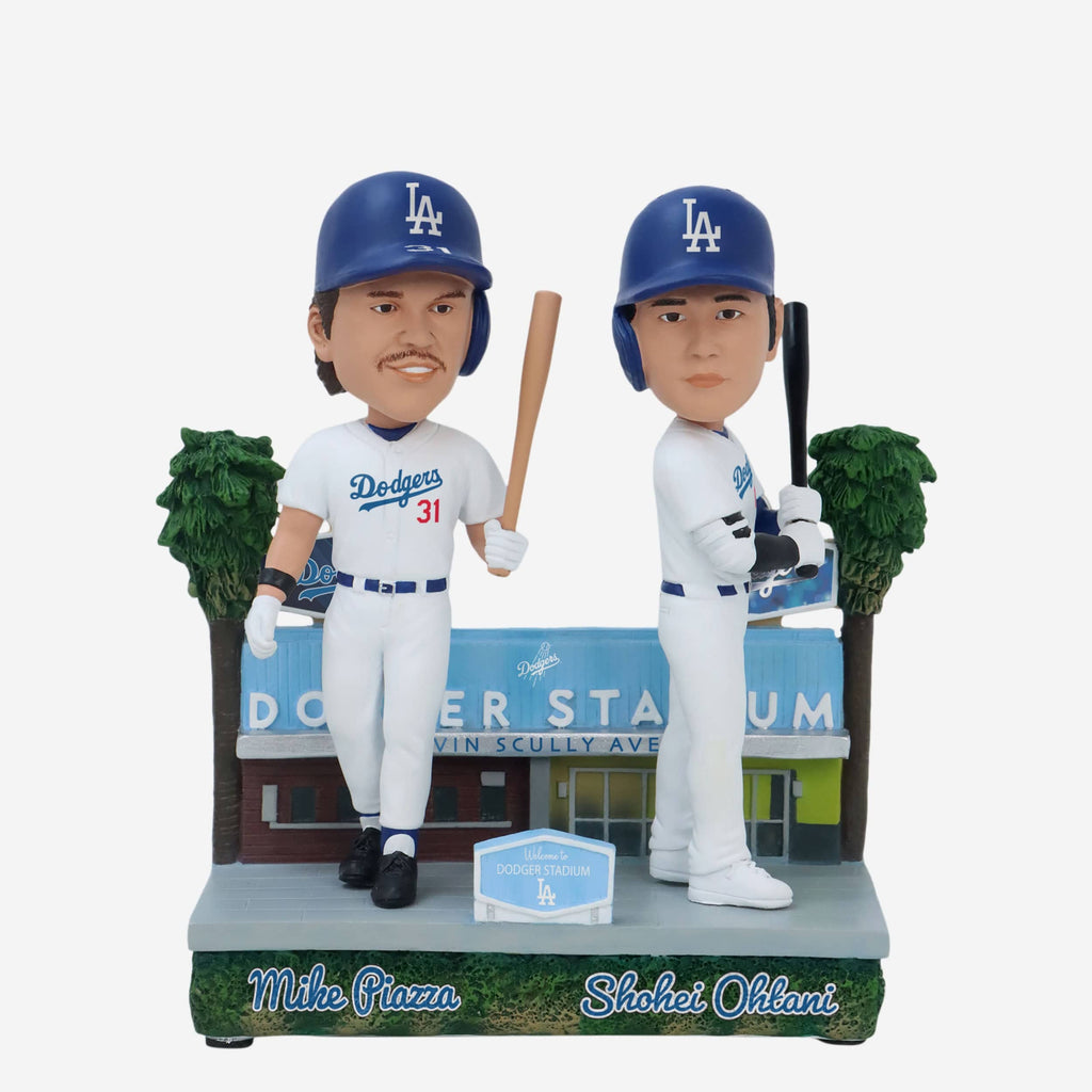 Mike Piazza & Shohei Ohtani Los Angeles Dodgers Then and Now Bobblehead FOCO - FOCO.com