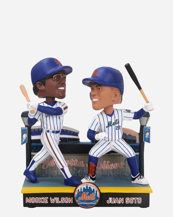 Mookie Wilson & Juan Soto New York Mets Then and Now Bobblehead FOCO - FOCO.com