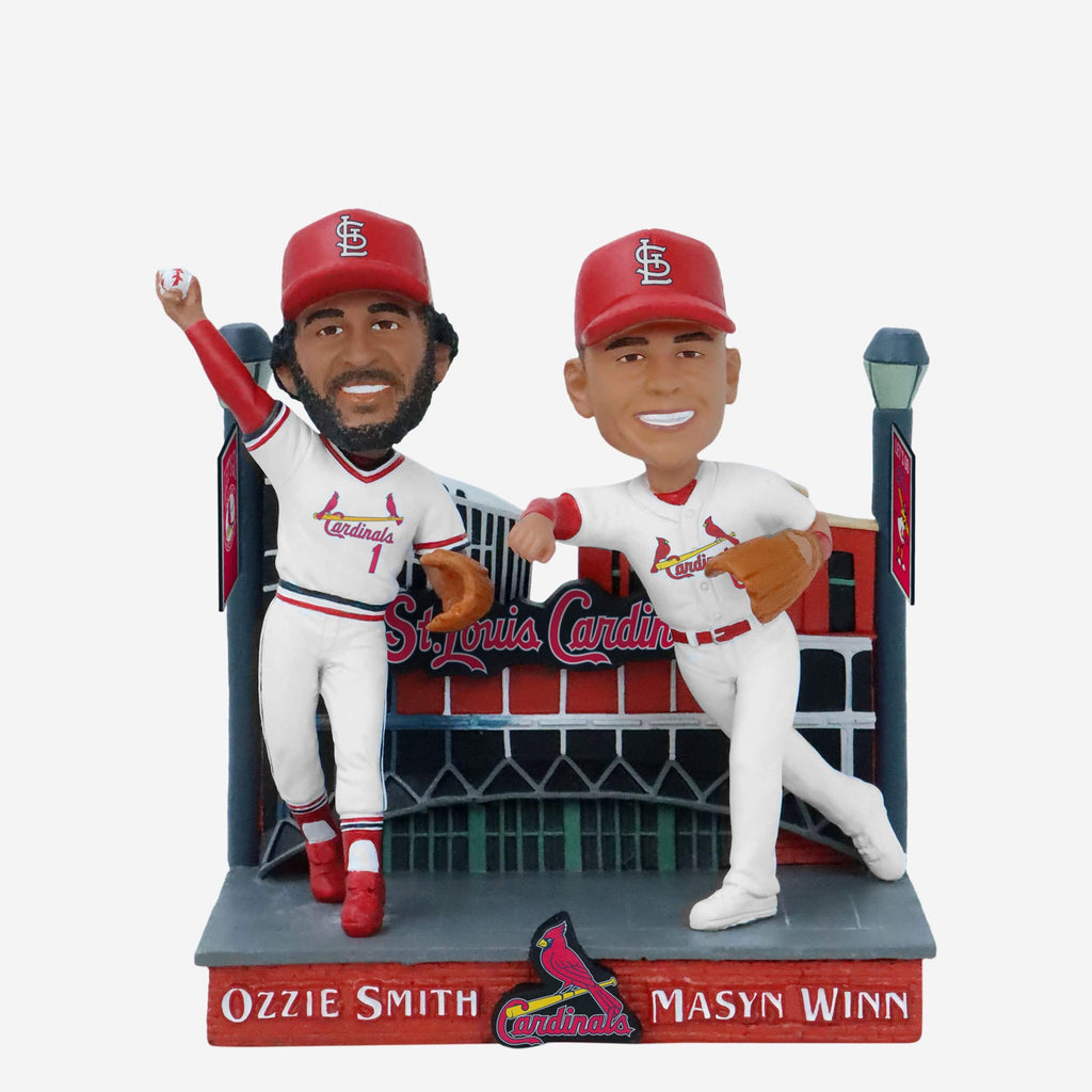 Ozzie Smith & Masyn Winn St Louis Cardinals Then and Now Bobblehead FOCO - FOCO.com